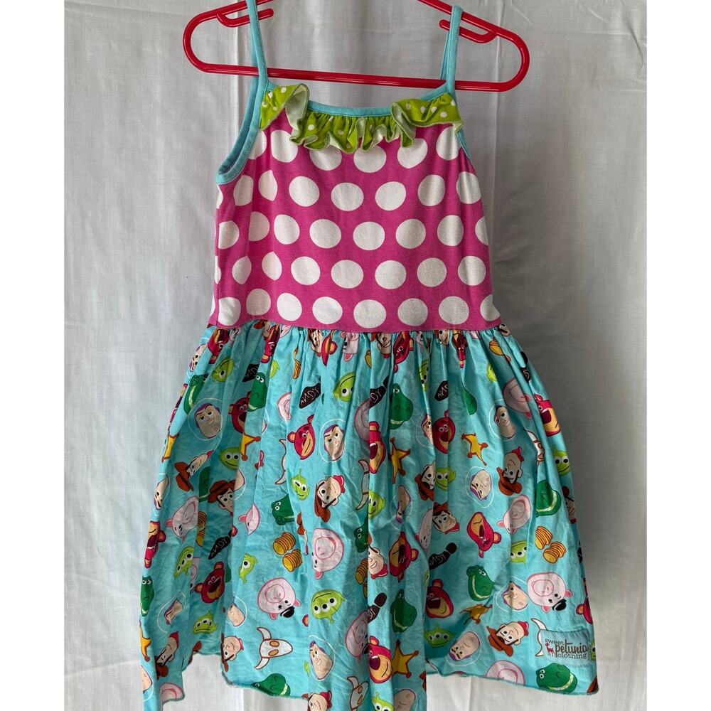 Sweet Petunia Toy Story Theme Girls Dress Size 7 EUC